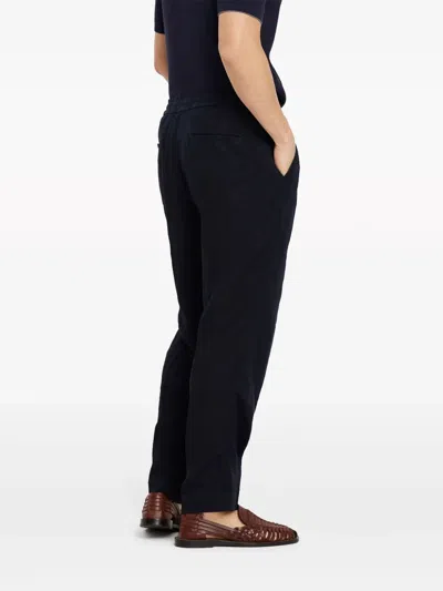 Brunello Cucinelli Men Leisure Fit Trousers In Virgin Wool Flannel With Drawstring And Double Darts