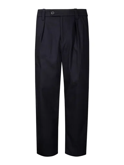 Apc Renato Tapered Pleated Cotton And Wool-blend Twill Trousers