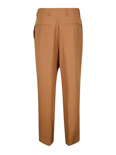 Dries Van Noten Driver Brown Trousers