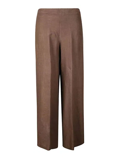 Stefano Mortari Linen Palazzo Trousers