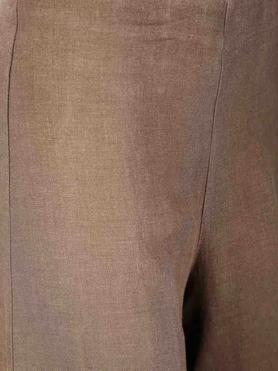 Stefano Mortari Linen Palazzo Trousers