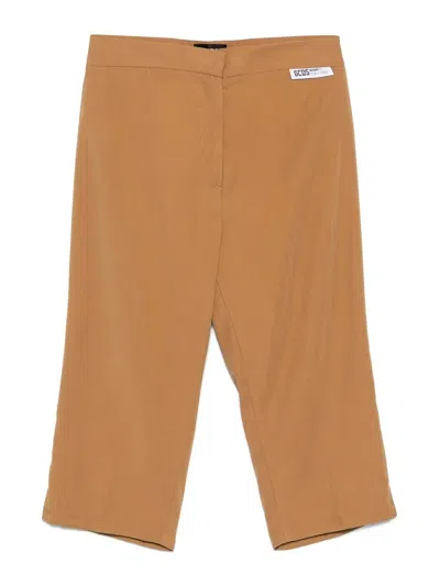 Gcds Tailored Capri Pants With Polished Finish