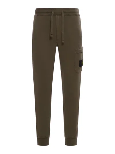 Stone Island Sports Pants With Compass Application