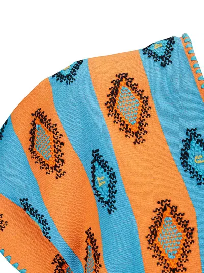 Tan Dem Cotton Kaftano Corty Sleeves