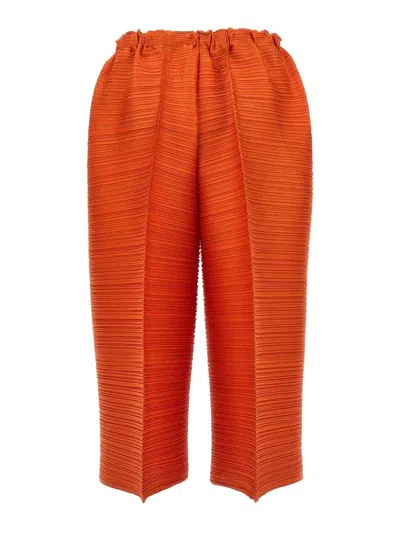 Issey Miyake Orange Thicker Bounce Pants