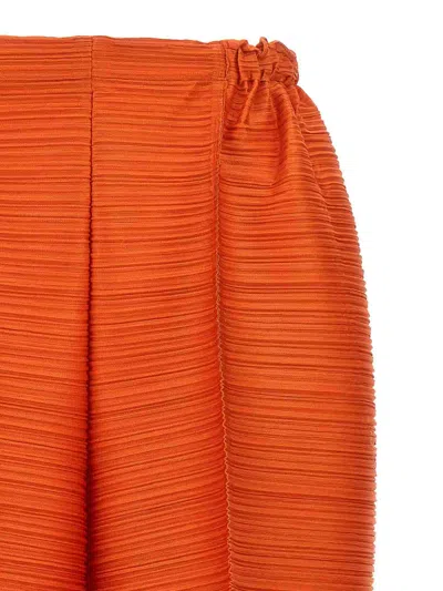 Issey Miyake Orange Thicker Bounce Pants