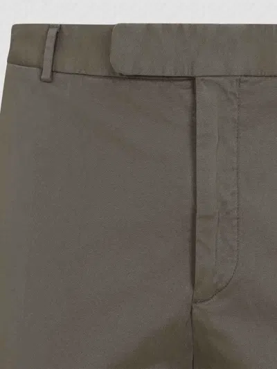 Ralph Lauren Eaton Pants With Belt Loops And Side Pockets In Green