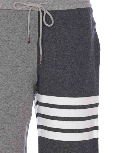 Thom Browne Trousers Block Design Striped Detail