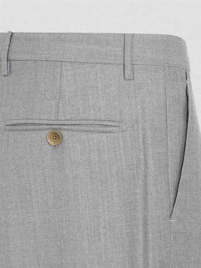 Etro Single Pleat Pants In Wool