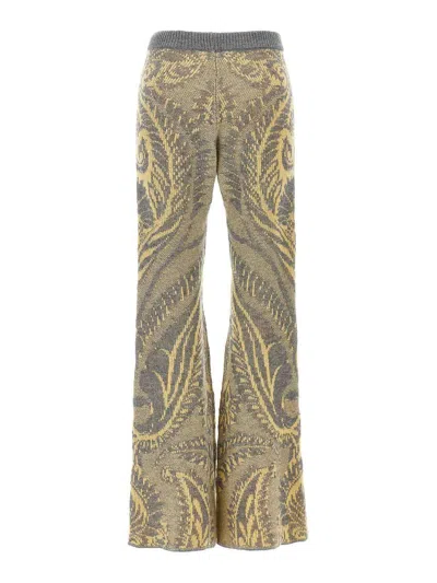 Etro Paisley Intarsia Flared Trousers