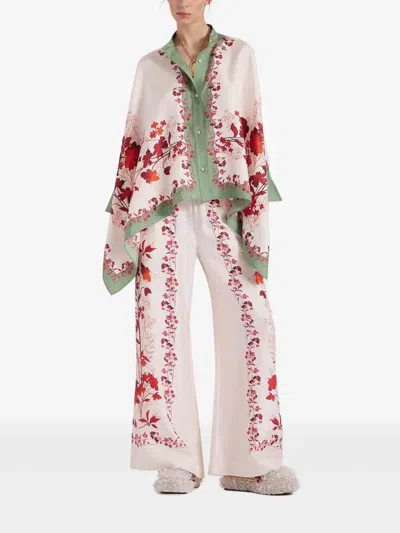 La Doublej Palazzo Pants In White