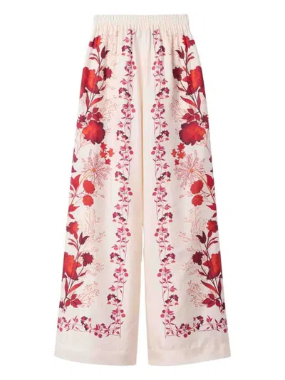 La Doublej Palazzo Pants In White