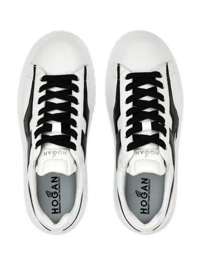 Hogan Nappa Leather Sneakers With Extralight Eva Sole In White