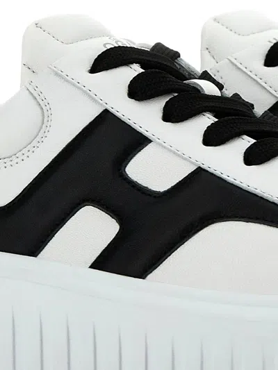 Hogan Nappa Leather Sneakers With Extralight Eva Sole In White