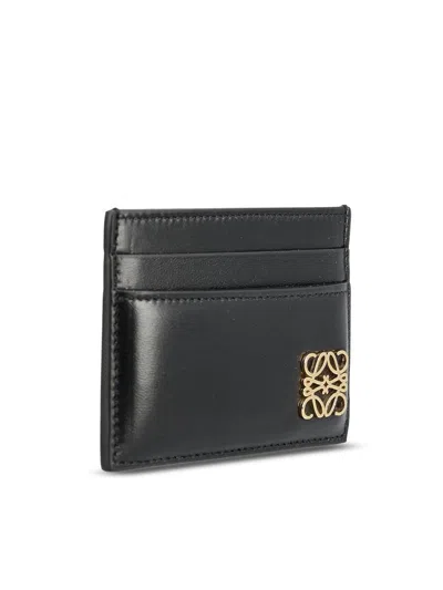Loewe Puffer Anagram Plain Cardholder In Black