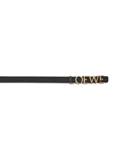 Loewe Belts In Black