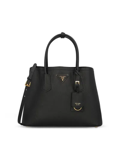 Prada Medium Double Saffiano Leather Bags