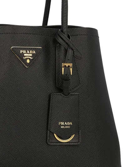 Prada Medium Double Saffiano Leather Bags