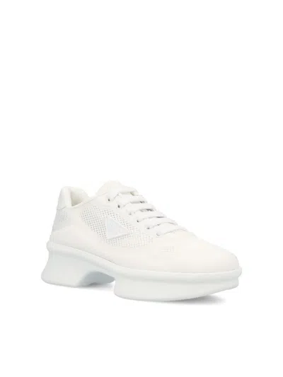 Prada Low Shoes In White