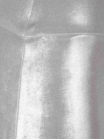 Norma Kamali Trousers In Silver