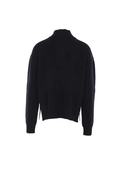 Rick Owens High-neck Sweater In Black