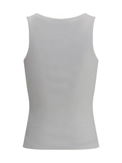 Balenciaga Ribbed Texture Sleeveless Tank Top