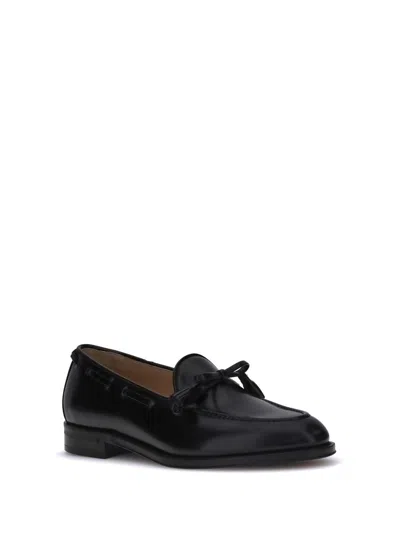 Valentino Garavani Men Bowshire Loafers In Black