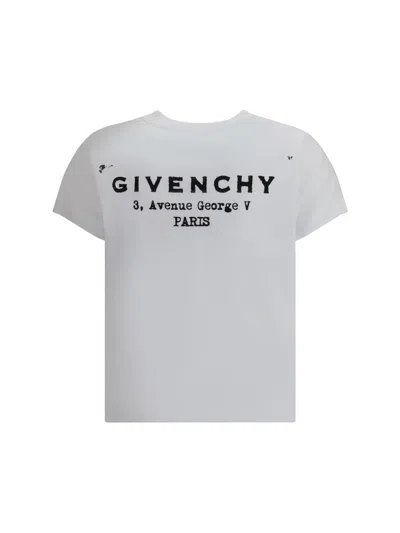 Givenchy Regular Fit Cotton T-shirt With Logo Design In White