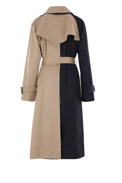 Sacai Coats In Brown