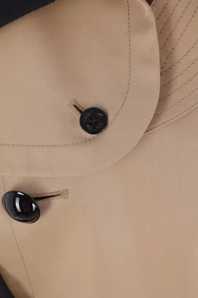 Sacai Coats In Brown