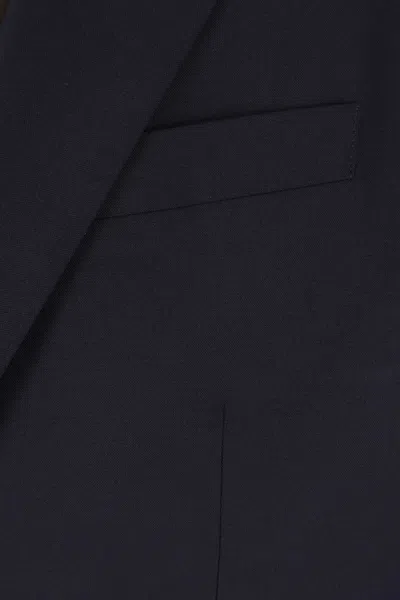 Sacai Zip-detail Button Jacket In Blue