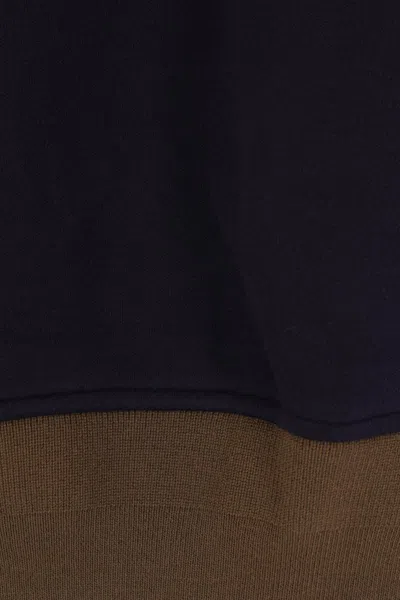 Sacai Men's Sponge Sweat Hoodie In Blue