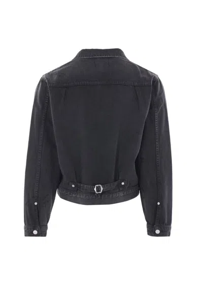 Enfants Riches Deprimes Type Vii Pin Assemblage Jacket In Grey Denim In Black