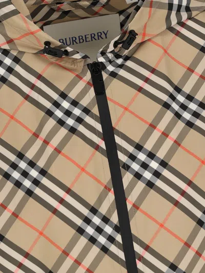 Burberry Women Archivio Check Waterproof Jacket In Multi