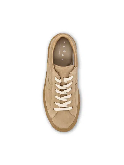 Hogan H691 Side H Patch Sneakers In Neutral