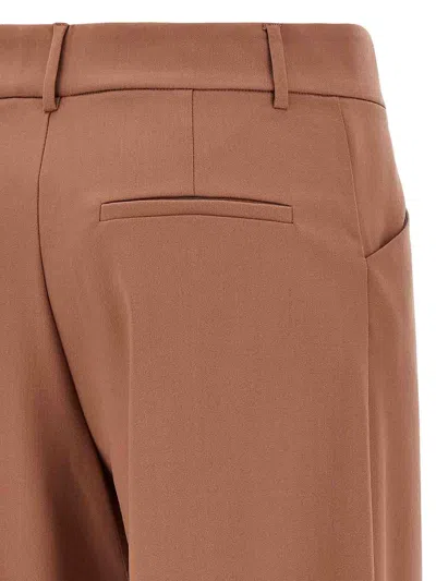The Andamane Wide-leg Trousers With Front Pleats And Belt Loops