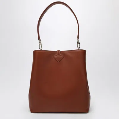 Longchamp M Le Roseau Hobo Bag In Bark Colour