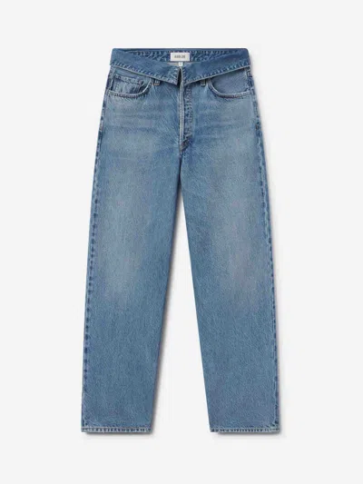 Agolde Echo Taper Jeans In Blue