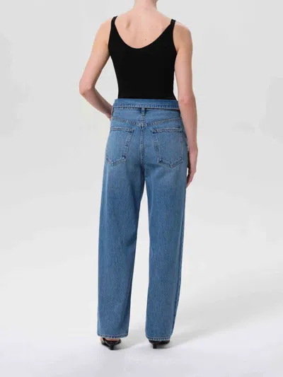 Agolde Echo Taper Jeans In Blue