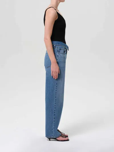 Agolde Echo Taper Jeans In Blue