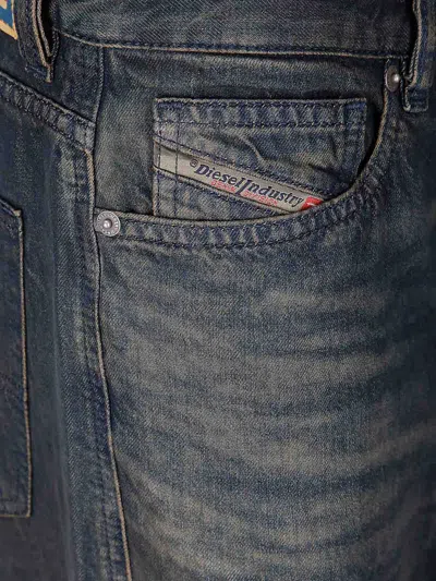 Diesel 1996 D-sire Jeans In Medium Blue With Faded Effect Women