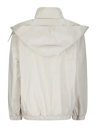 Rier Short Zip-front Jacket With Removable Hood