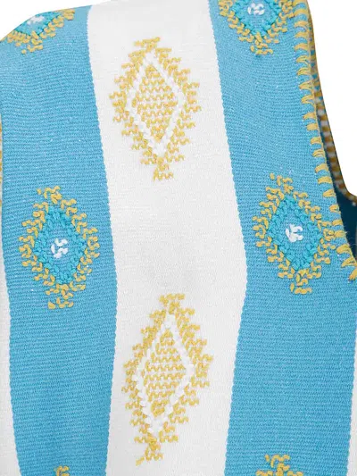 Tan Dem Kaftano In Handmade Cotton In Mexico