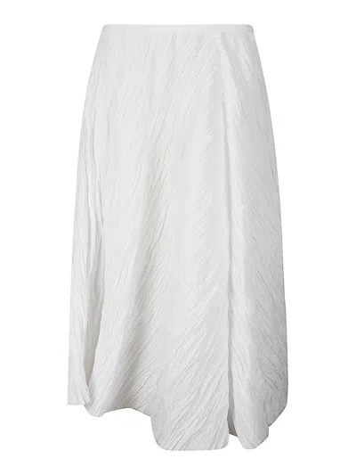 Stefano Mortari Pleat Effect High-waisted Skirt