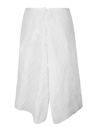 Stefano Mortari Pleat Effect High-waisted Skirt