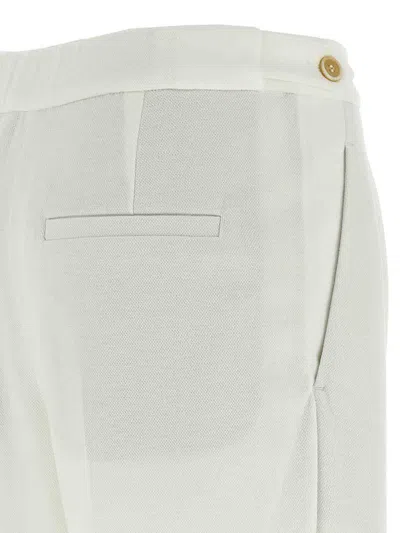 Brunello Cucinelli Piqu Pants In White