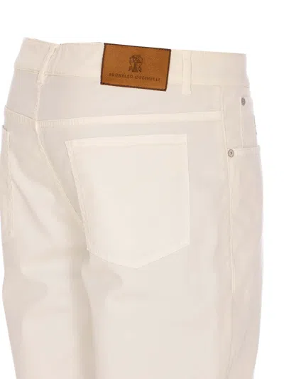 Brunello Cucinelli Five Pockets Beige Trousers