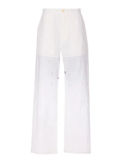 Marine Serre Women Regenerated Pants