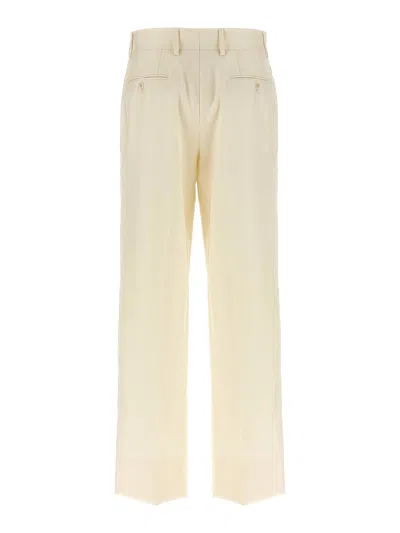 Brioni Wool-blend Trousers In Neutral