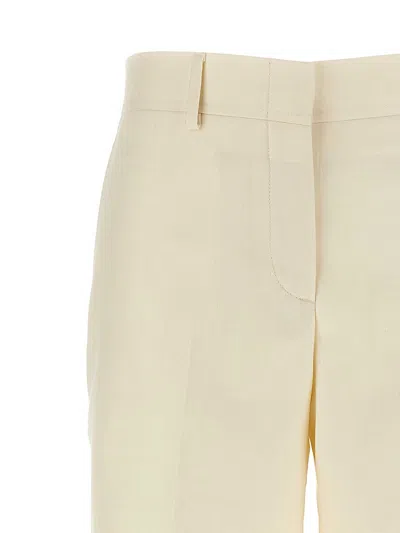 Brioni Wool-blend Trousers In Neutral